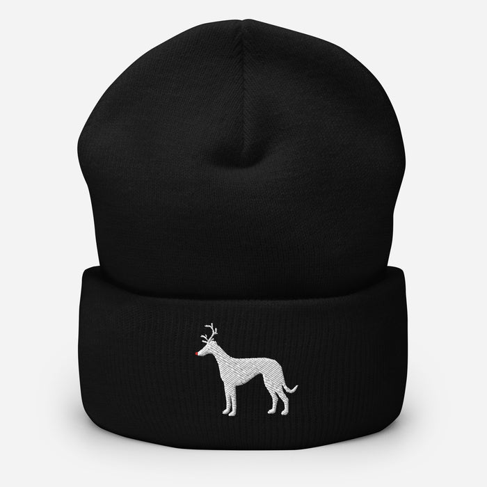 "Red-Nosed Greyhound" Beanie