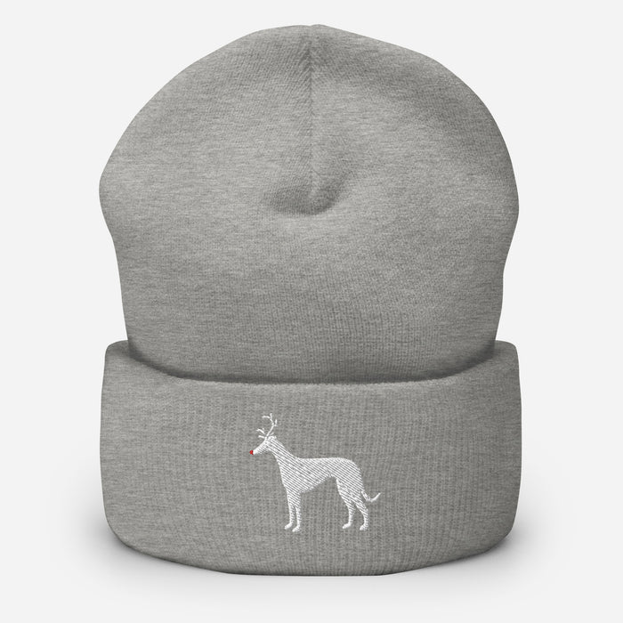 "Red-Nosed Greyhound" Beanie
