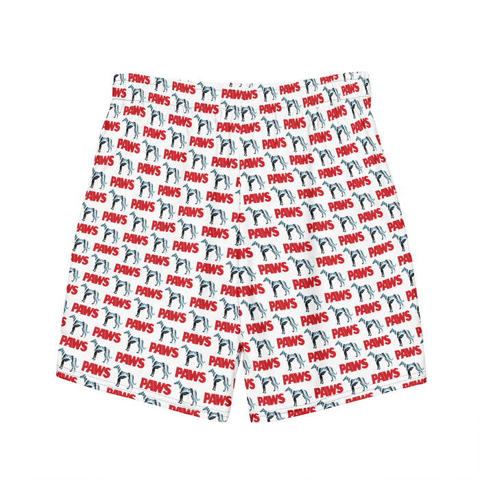 PAWS swim trunks