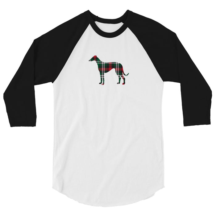 "Plaid Greyhound" 3/4 sleeve