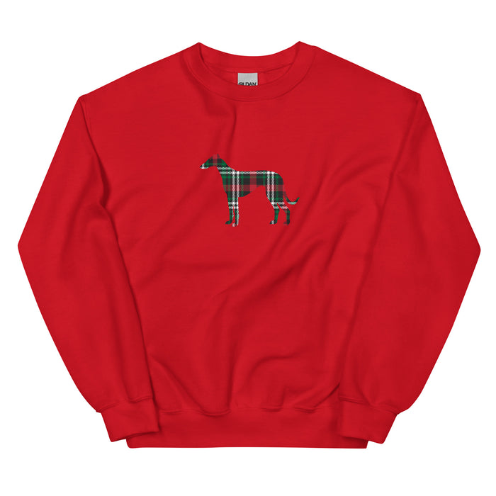 "Plaid Greyhound" Sweatshirt