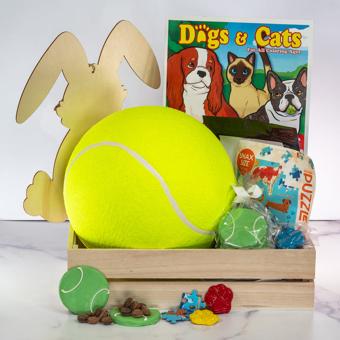 Easter Basket for a Kid and a Dog